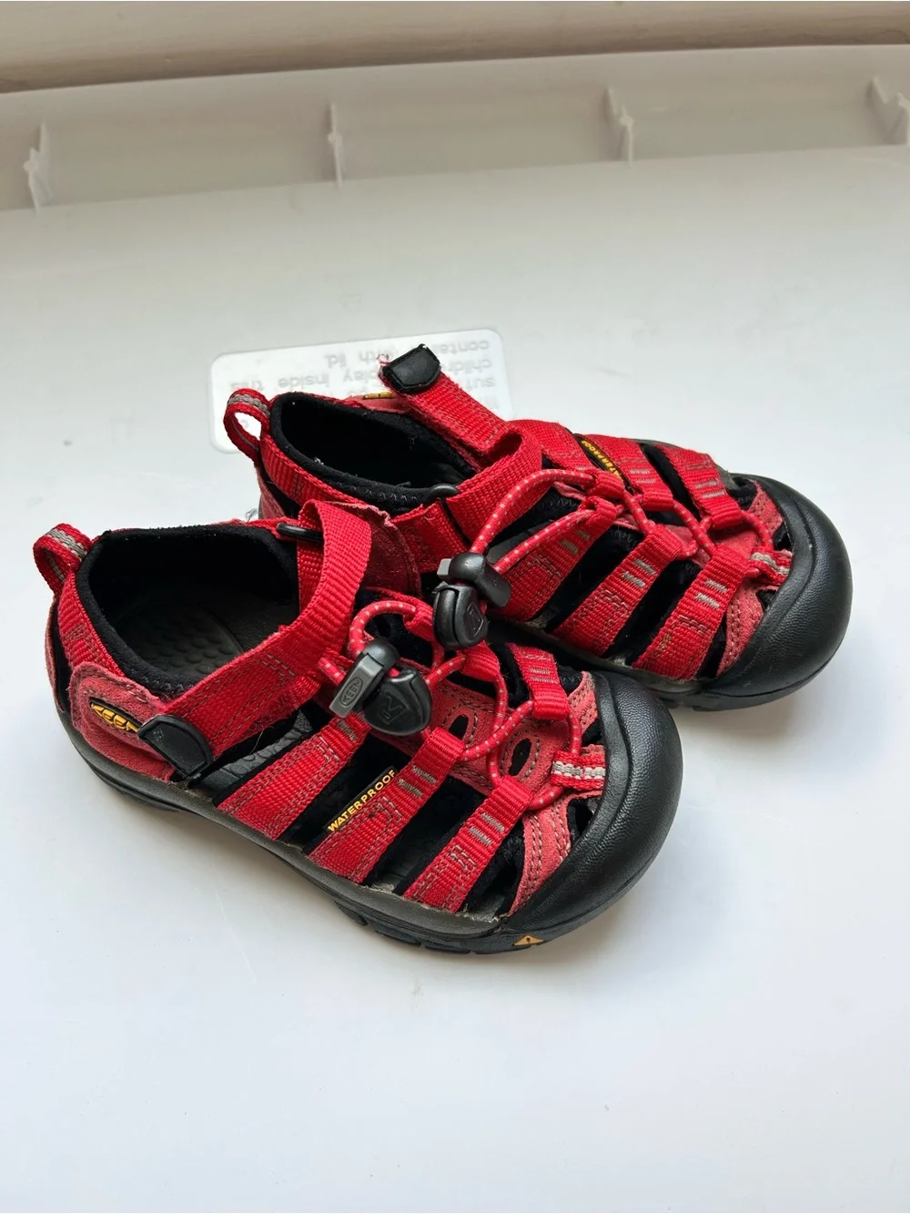 KEEN Newport H2 Toddler Sandals Size 10 - Racing Red Waterproof - Hiking Water S